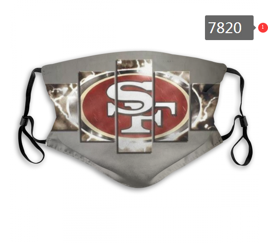 NFL 2020 San Francisco 49ers #31 Dust mask with filter